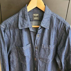 Todd Snyder Cottom Denim Shirt - Italian Cotton Albiate - Medium